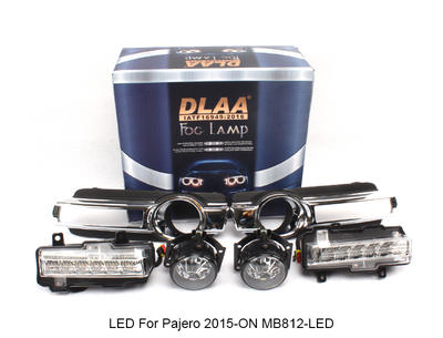 DLAA  Fog Lamp Set Bumper Lamp With LED For Pajero 2015-ON MB812-LED