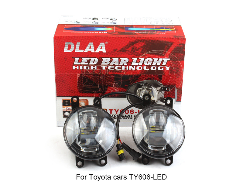 DLAA Fog Lamp Set Bumper Lamp LED Universal lamp For Toyota cars TY606-LED