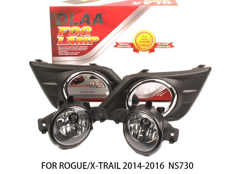 DLAA  Fog Lamp Set Bumper Lights with wire harness For Rogue/X-TRAIL 2014-2016