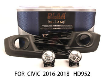 DLAA  Fog Lights Set Bumper Lamp FOR CIVIC 2016-2018