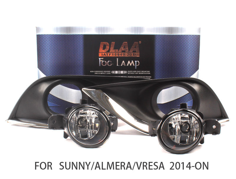 DLAA  Fog Lights Set Bumper Lamp FOR SUNNY/ALMERA/VRESA 2014-ON NS731