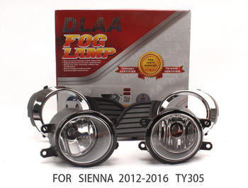 DLAA  Fog Lights Set Bumper Lamp FOR Sienna 2012-2016 TY350