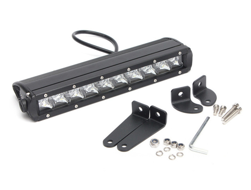 DLAA  LAMPS 12INCH 50W CREE SINGLE ROW LED SPOT WORK LIGHT BAR 4WD OFFROAD 4×4 FOR TRUCK SUV