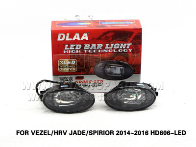 DLAA LED Fog Lamp Set Bumper Lights FOR VEZEL HRV JADE SPIRIOR 2014~2016 HD806-LED