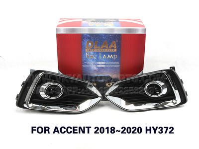DLAA Fog Lamp,front Set Bumper Lights with wire FOR ACCENT 2018~2020 HY372