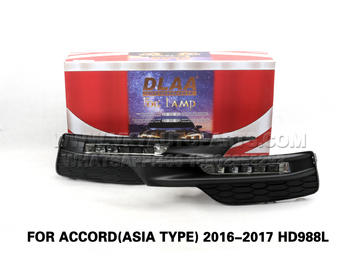 DLAA  Fog Lamp Set Bumper Lights FOR ACCORD(ASIA TYPE) 2016-2017 HD988L