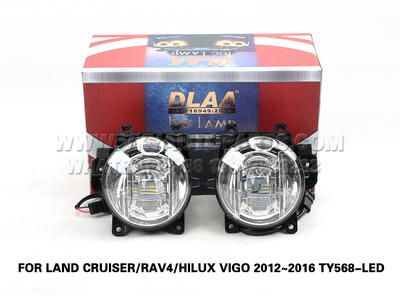 DLAA  Fog Lamp Set Bumper lights FOR LAND CRUISER RAV4 HILUX VIGO 2012~2016 TY568-LED