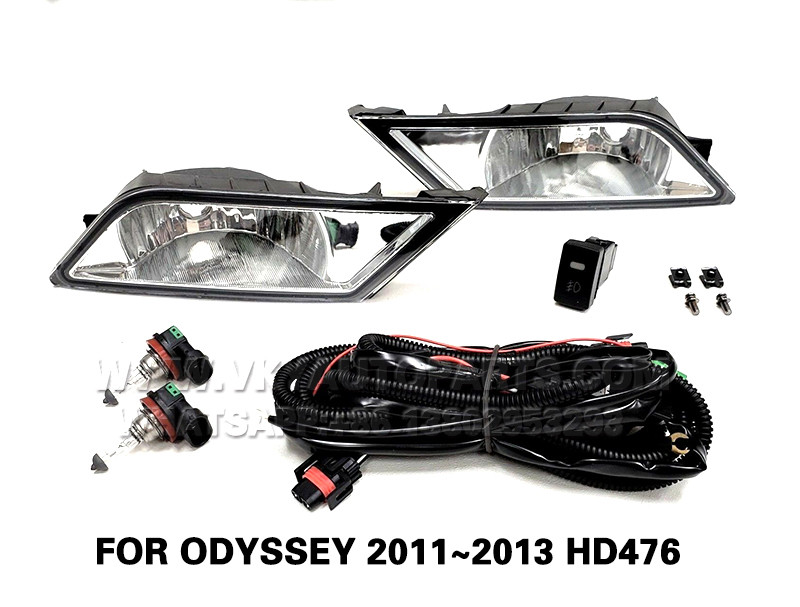 DLAA  Fog Lamp Set Bumper Lights FOR ODYSSEY 2011~2013 HD476