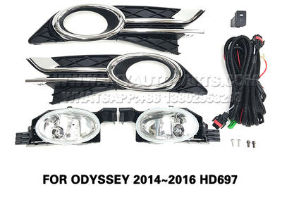 DLAA  Fog Lamp Set Bumper Lights FOR ODYSSEY 2014~2016 HD697
