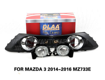 DLAA  Fog Lamp Set Bumper Lights FOR MAZDA 3 2014~2016 MZ733E