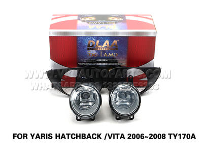 DLAA  Front Fog Lamp Set Bumper Lights FOR YARIS HATCHBACK VITA 2006~2008 TY170A