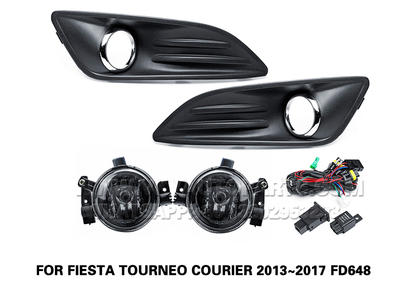 DLAA  Fog Lamp front Set Bumper Lights FOR FIESTA TOURNEO COURIER 2013~2017 FD648
