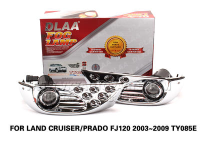 DLAA Fog Lamp Set Bumper Lights FOR LAND CRUISER PRADO FJ120 2003~2009 TY085E