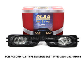 DLAA Fog Lamps front Set Bumper Lights with wire  FOR ACCORD (U.S.TYPE&MIDDLE EAST TYPE) 2006-2007 HD161
