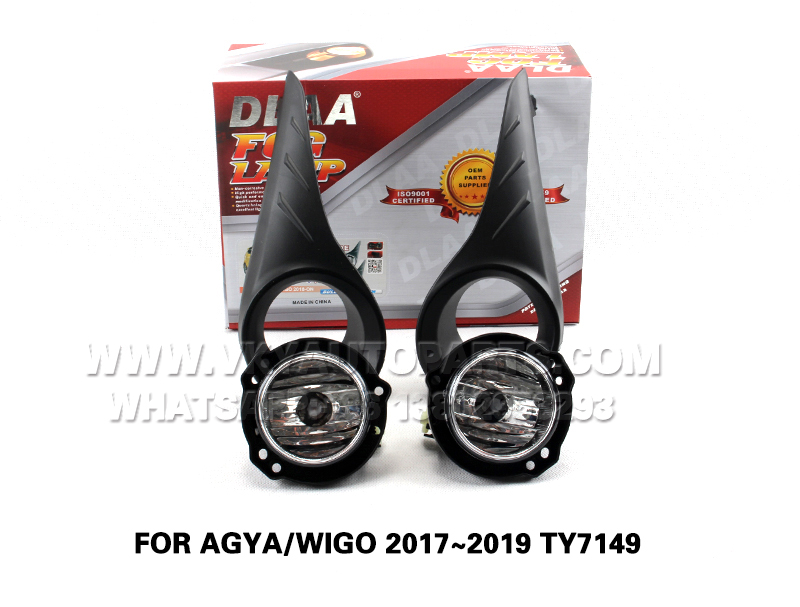 DLAA Fog Lamps front Set Bumper Lights FOR AGYA WIGO 2017~2019 TY7149