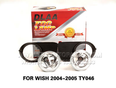 DLAA Fog Lamps front Set Bumper Lights with wire  FOR WISH 2004~2005 TY046
