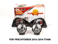 DLAA  Fog Lamps front Set Bumper Lights with wire FOR YRIS HTCHBCK 2012~2014 TY496