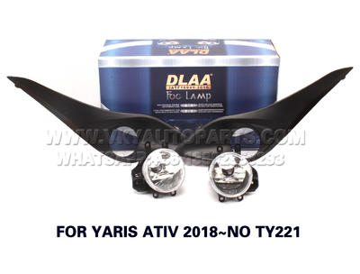 DLAA  Fog Lights Set Bumper Lamp FOR YARIS ATIV 2018~NO TY221