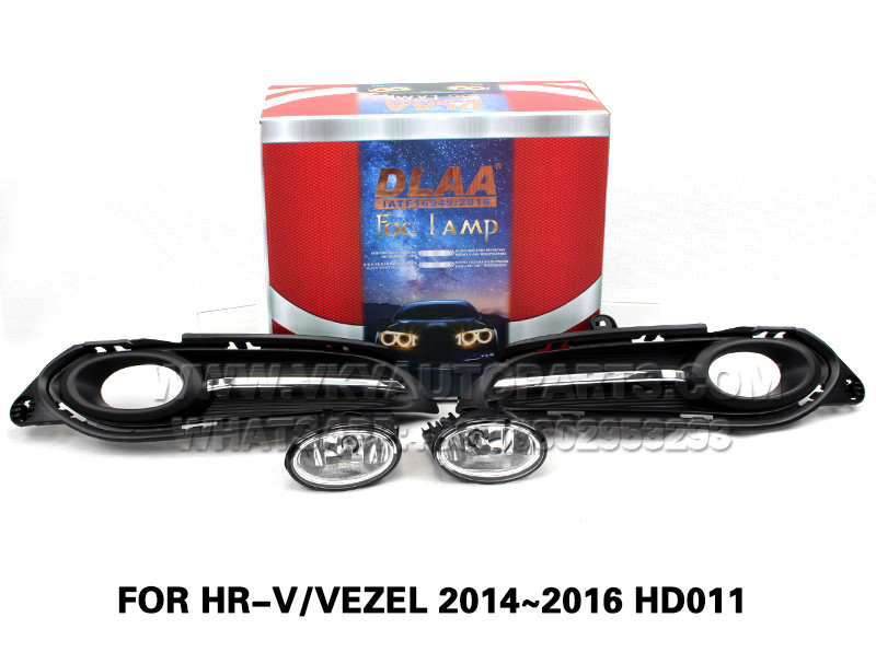 DLAA  Fog Lights Set Bumper Lamp FOR HR-V VEZEL 2014~2016 HD011