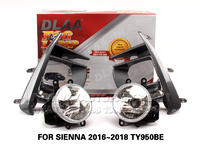 DLAA  Fog Lights Set Bumper Lamp FOR SIENNA 2016~2018 TY950BE