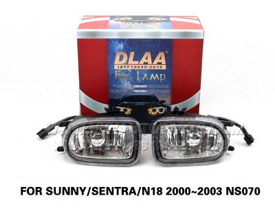 DLAA Fog Lights Set Bumper Lamp FOR SUNNY SENTRA N18 2000~2003 NS070