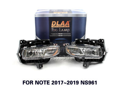 DLAA  Fog Lights Set Bumper Lamp FOR NOTE 2017~2019 NS961