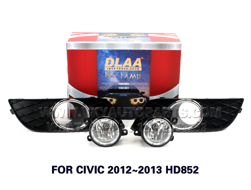 DLAA Fog Lights Set Bumper Lamp FOR CIVIC 2012~2013 HD852