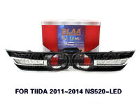 DLAA Fog Lamp Set Bumper Light with WIREHARNESS FORTIIDA2011~2014NS520-LED