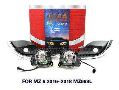 DLAA  Fog Lights Set Bumper Lamp FOR MZ 6 2016~2018 MZ663L
