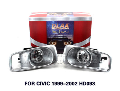 DLAA  Fog Lamp Set Bumper Lamp FOR CIVIC 1999~2002 HD093