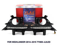 DLAA  Fog Lights Set Bumper Lamp With LED FOR HIGHLANDER 2014~2015 TY693-L2LED