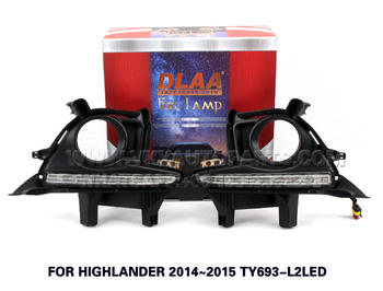 DLAA  Fog Lights Set Bumper Lamp With LED FOR HIGHLANDER 2014~2015 TY693-L2LED