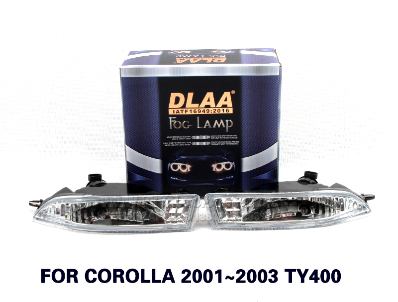 DLAA  Fog Lights Set Bumper Lamp With FOR COROLLA 2001~2003 TY400