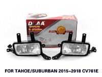 DLAA  Fog Lights Set Bumper Lamp With FOR TAHOE SUBURBAN 2015~2018 CV761E