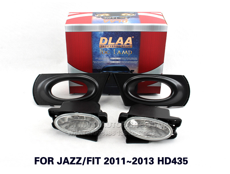 DLAA  Fog Lights front Set Bumper Lamp With wire FOR JAZZ FIT 2011~2013 HD435