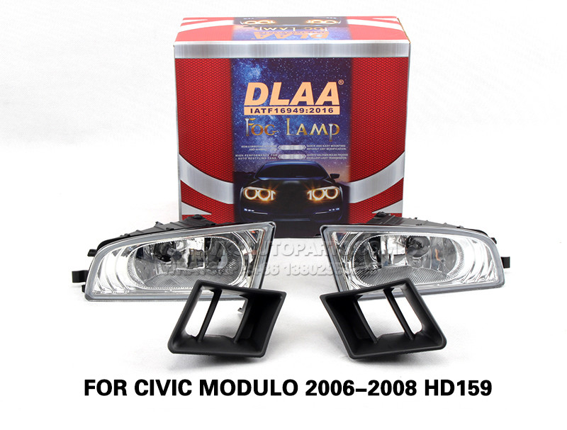 DLAA  Fog Lights Set Bumper Lamp With FOR CIVIC MODULO 2006-2008 HD159