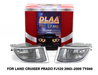 DLAA  Fog Lights Set Bumper Lamp With FOR LAND CRUISER PRADO FJ120 2003-2009 TY040