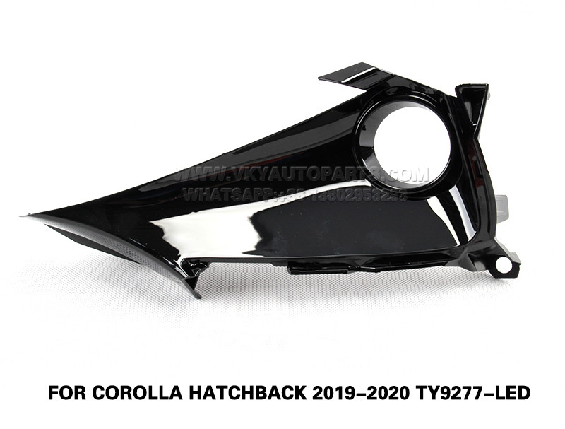 DLAA  Fog Lamp Cover  Lamp Cover Paint FOR corolla hatchback 2019-2020 TY9277-LED