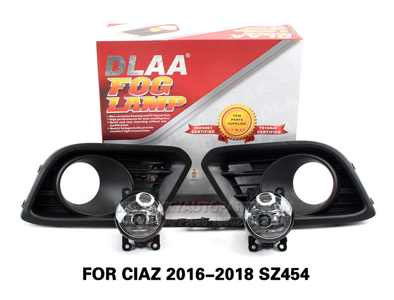 DLAA  Fog Lamp Set Bumper Lamp FOR CIAZ 2016-2018 SZ454
