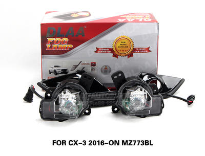 DLAA Complete Fog Lamp Set Bumper Lamp For CX-3 2016-2018 MZ773BL