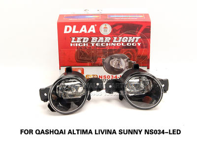 DLAA  Fog Lamps front Set Bumper Lights with wire FOR QASHQAI ALTIMA LIVINA SUNNY NS034-LED