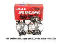 DLAA  Fog Lamps Set Bumper Lights with wire FOR Camry Highlander Corolla Vios Yaris TY606-LED