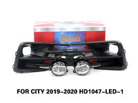DLAA Led FogLamps Set Bumper Lights withwire FOR CITY 2019-2020 HD1047-LED-1