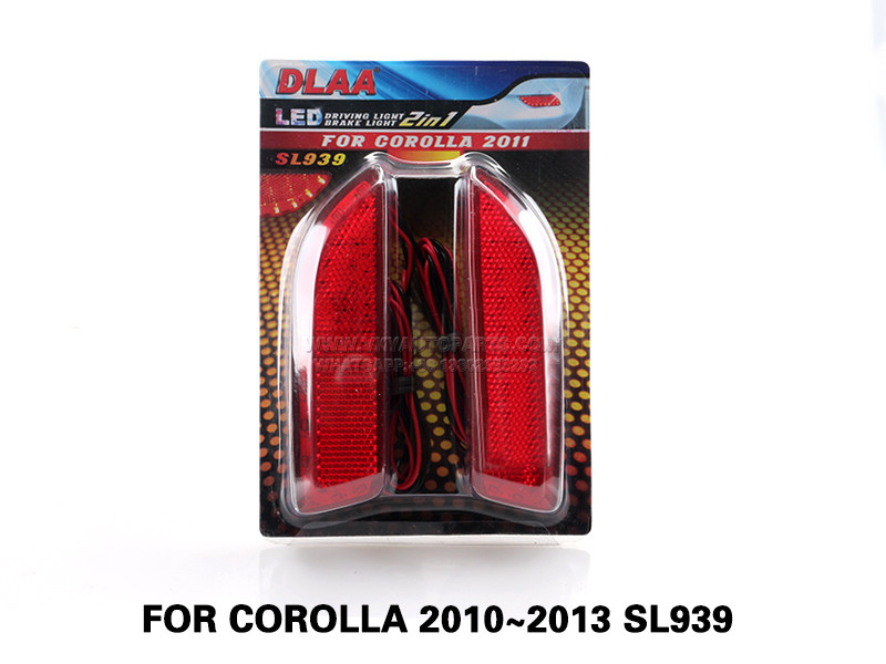 DLAA LED rear bumper light Set rear bumper brake light FOR COROLLA 2010~2013 SL939