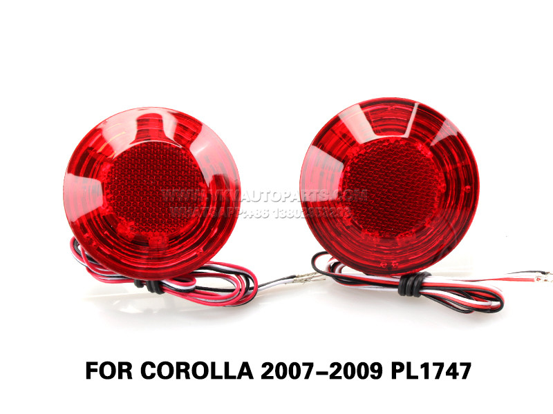 DLAA LED rear bumper light Set rear bumper brake light FOR COROLLA 2007-2009 pl1747