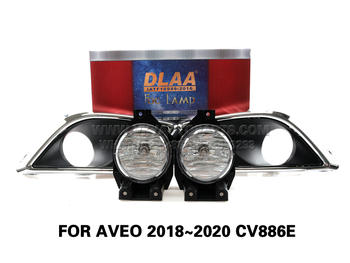 DLAA Fog Lamps Set Bumper Lights withwire FOR AVEO 2018~2020 CV886E