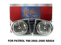 DLAA Fog Lamps Set Bumper Lights withwire FOR PATROL Y60 2003-2005 NS024