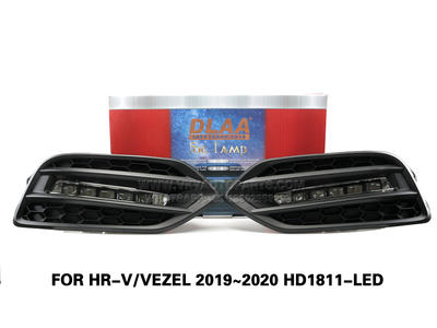 DLAA LED Fog Lamps Set Bumper Lights withwire  FOR HR-V VEZEL 2019~2020 HD1811-LED