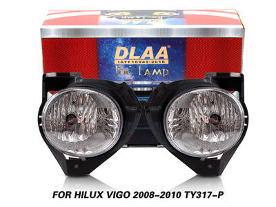 DLAA Fog Lamps Set Bumper Lights withwire FOR HILUX VIGO 2008-2010 TY317-P