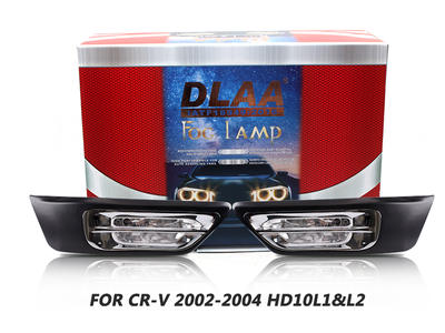 DLAA Fog Lamps Set Bumper Lights withwire FOR CR-V 2002-2004 HD10L1&L2